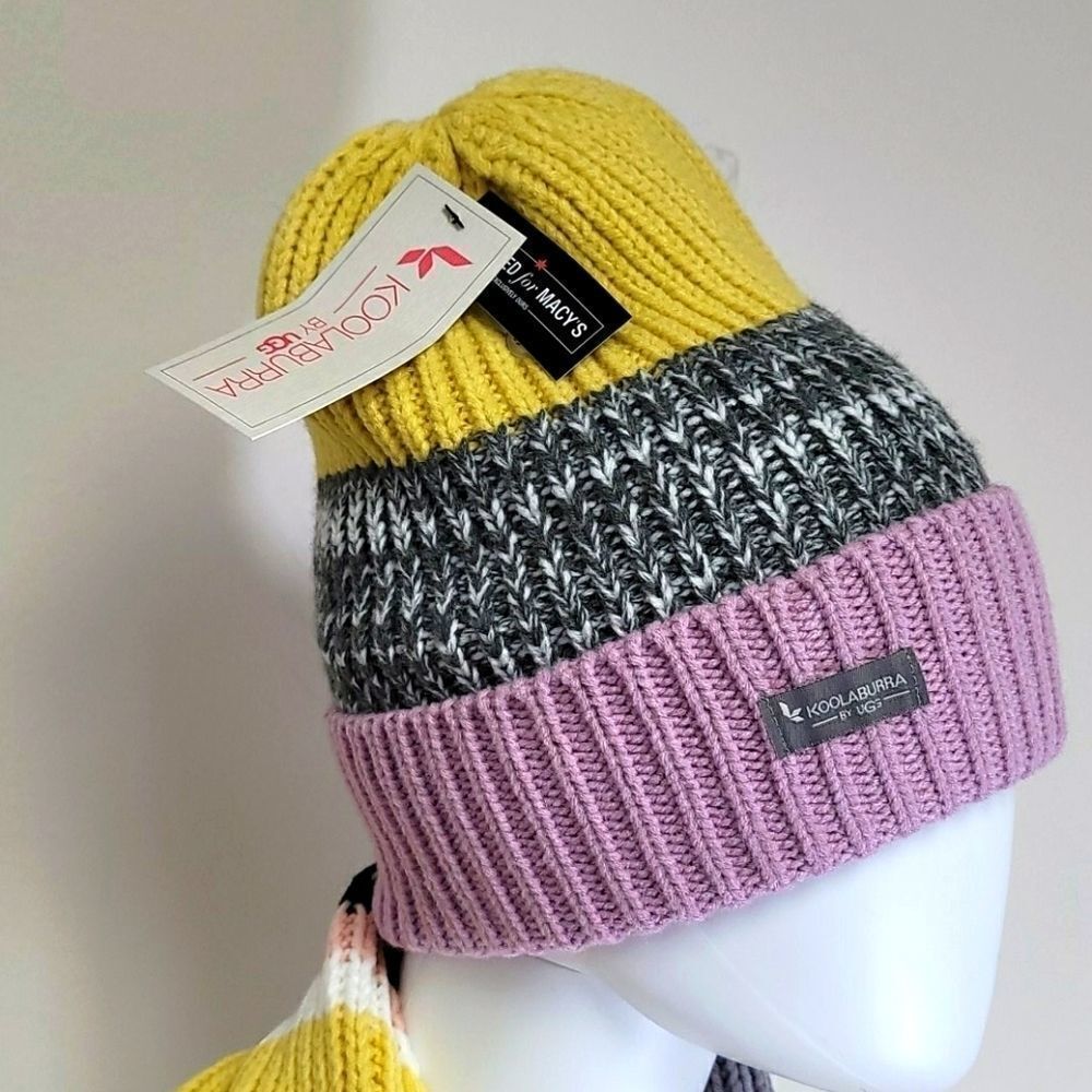 Koolabura by UGG multi color knit hat